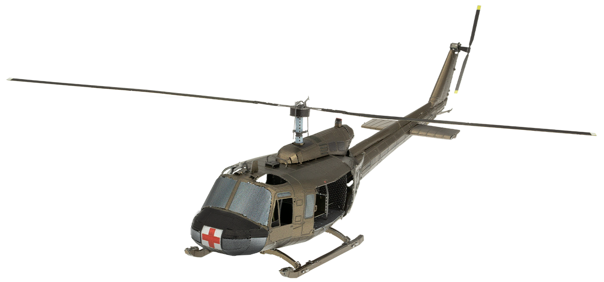 UH-1 Huey Helicopter Metal Model