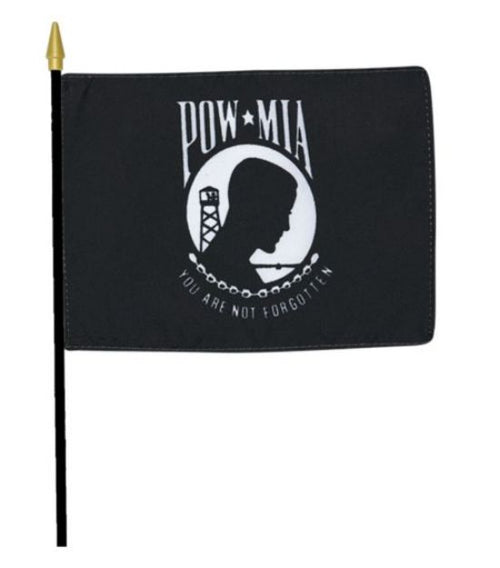 POW/MIA Desk Flag 4" x 6"