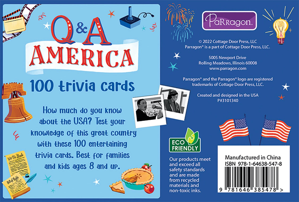 Q&A America Trivia Card Game