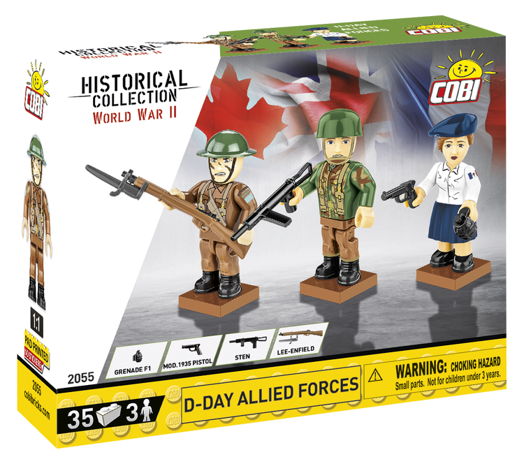 Cobi D-Day Allied Forces Figurines
