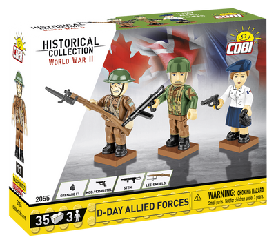 Cobi D-Day Allied Forces Figurines