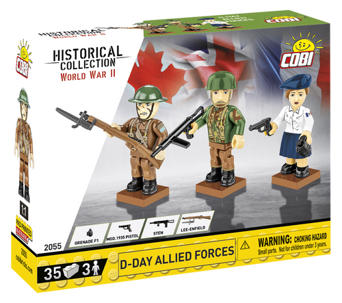 Cobi D-Day Allied Forces Figurines