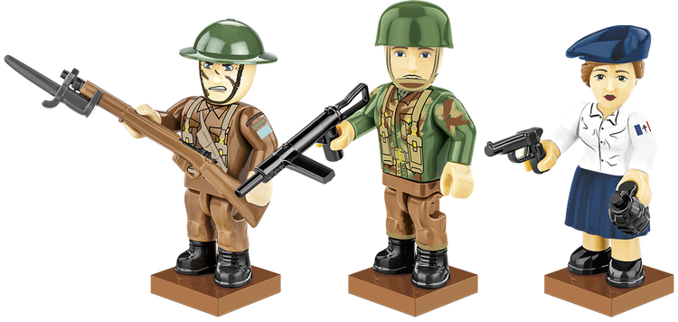 Cobi D-Day Allied Forces Figurines