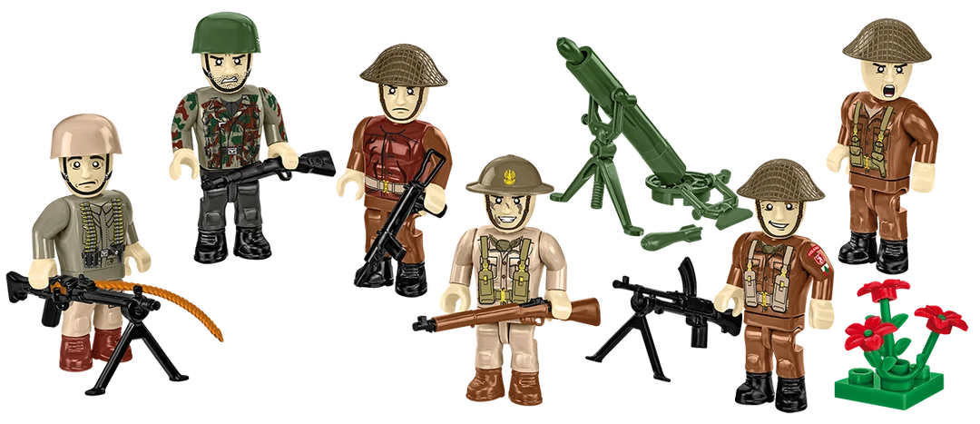 Cobi Battle of Monte Cassino Figurines
