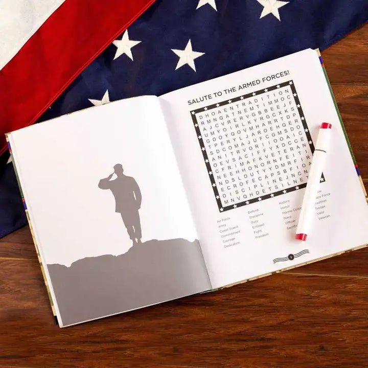 Word Search Puzzle - Salute to the Armed Forces