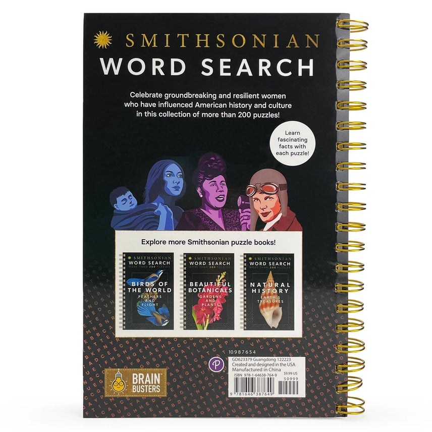 Smithsonian Word Search Book - Inspiring Woman