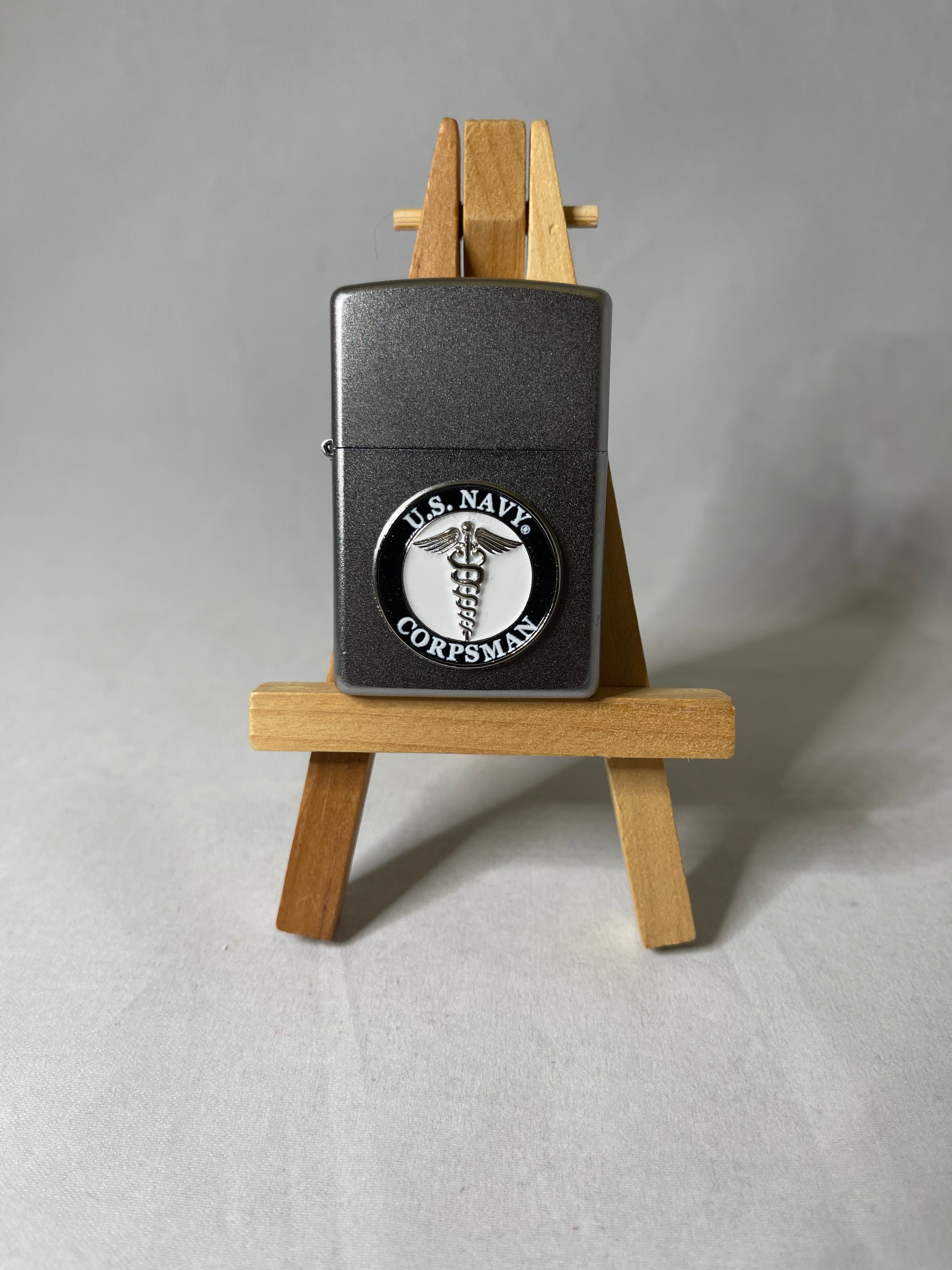 Navy Corpsman Zippo Chrome Lighter