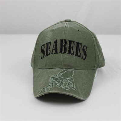 Seabees OD Green Cap