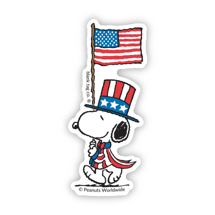 Snoopy Patriotic Sticker