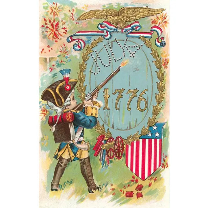 Little Soldier 1776 July 4th Sticker