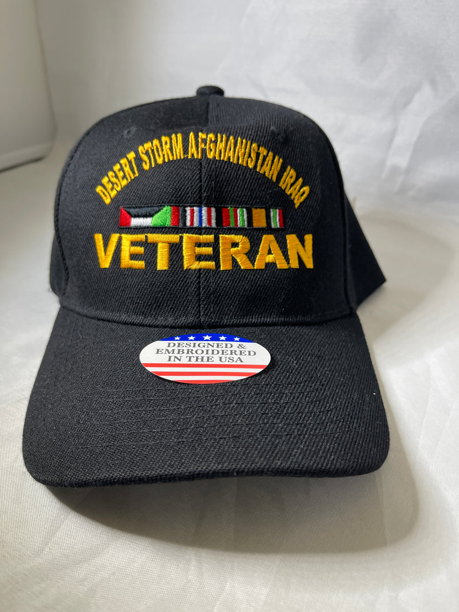 Desert Storm - Afghanistan - Iraq Veteran Ribbon Cap