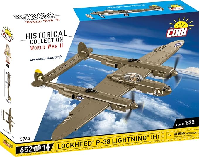 Cobi P38 Lightning Plane Model