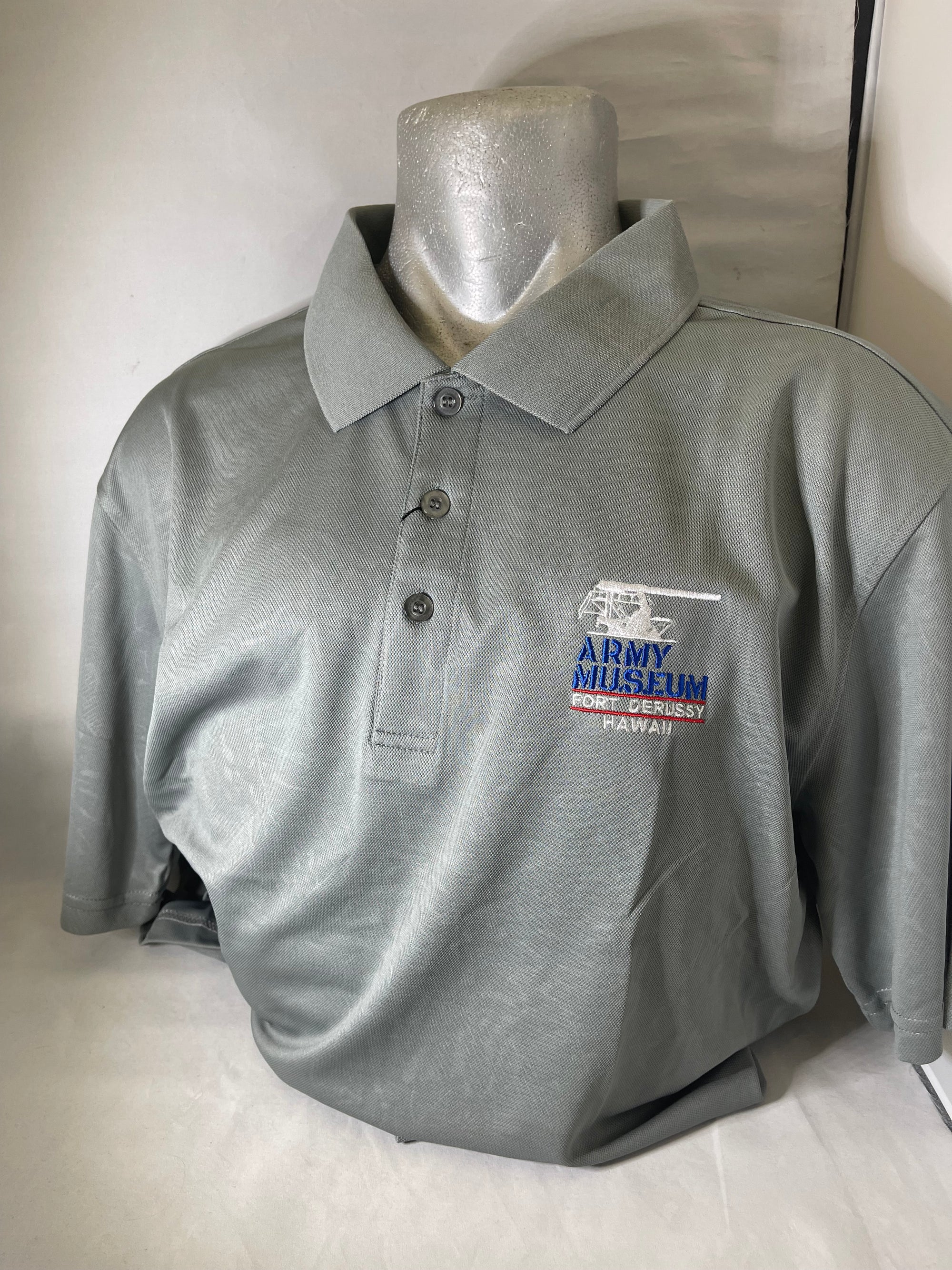 Army Museum Polo Shirt Grey 2026