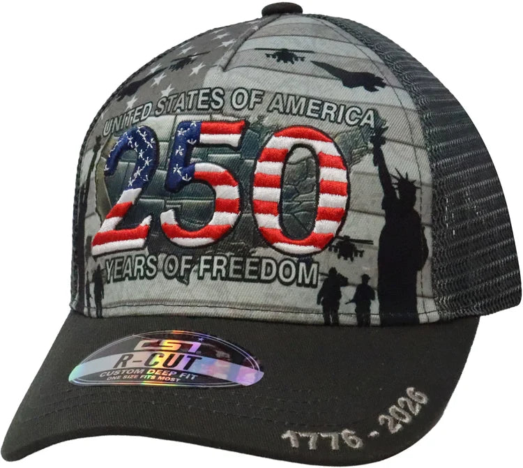 United States of America 250 Years 3D Cap