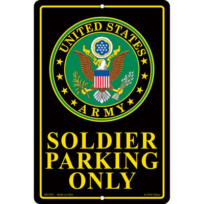 U.S. Army Soldier Parking Sign