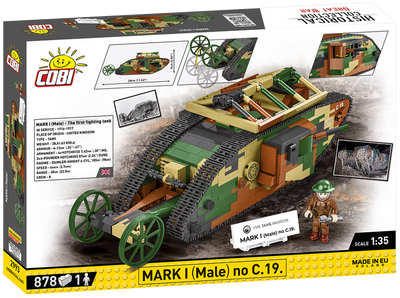 Cobi Mark 1 Tank Model