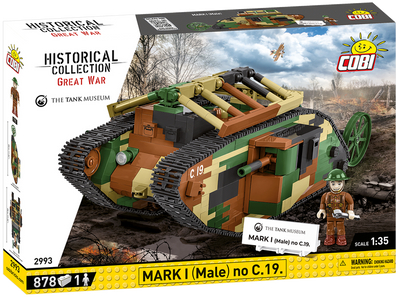 Cobi Mark 1 Tank Model