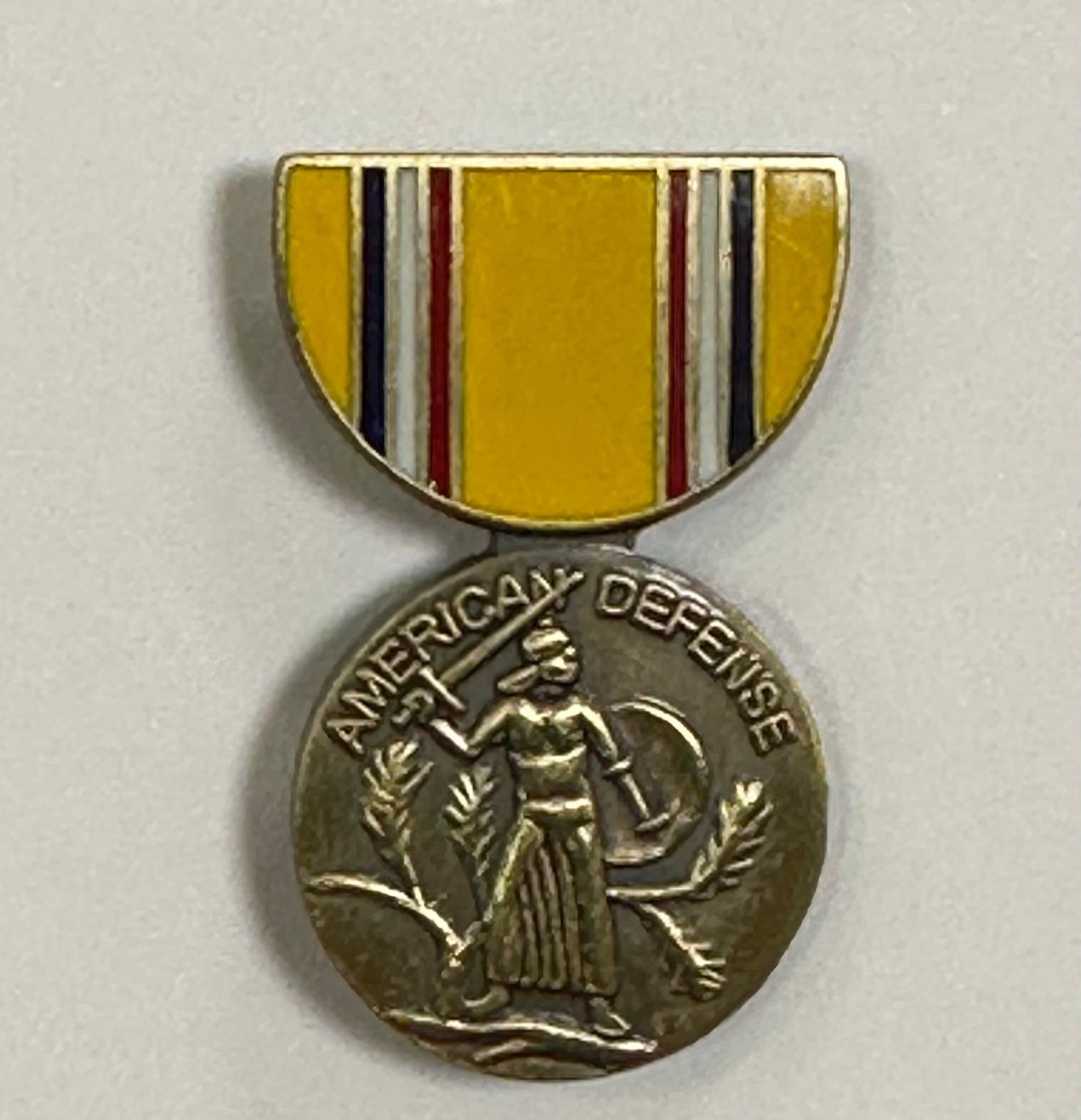American Defense Service Medal Pin H