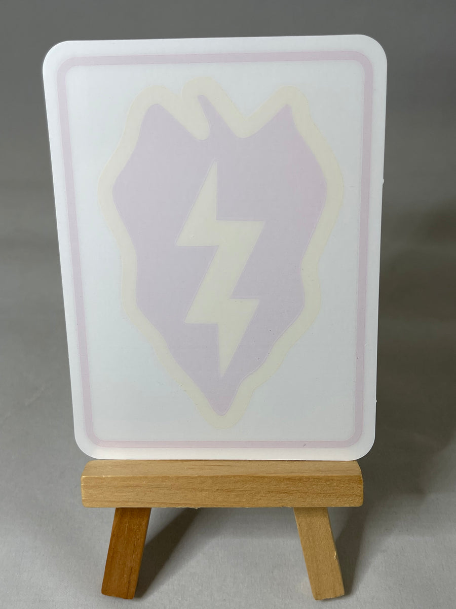 25th DECAL INSIDE WINDOW