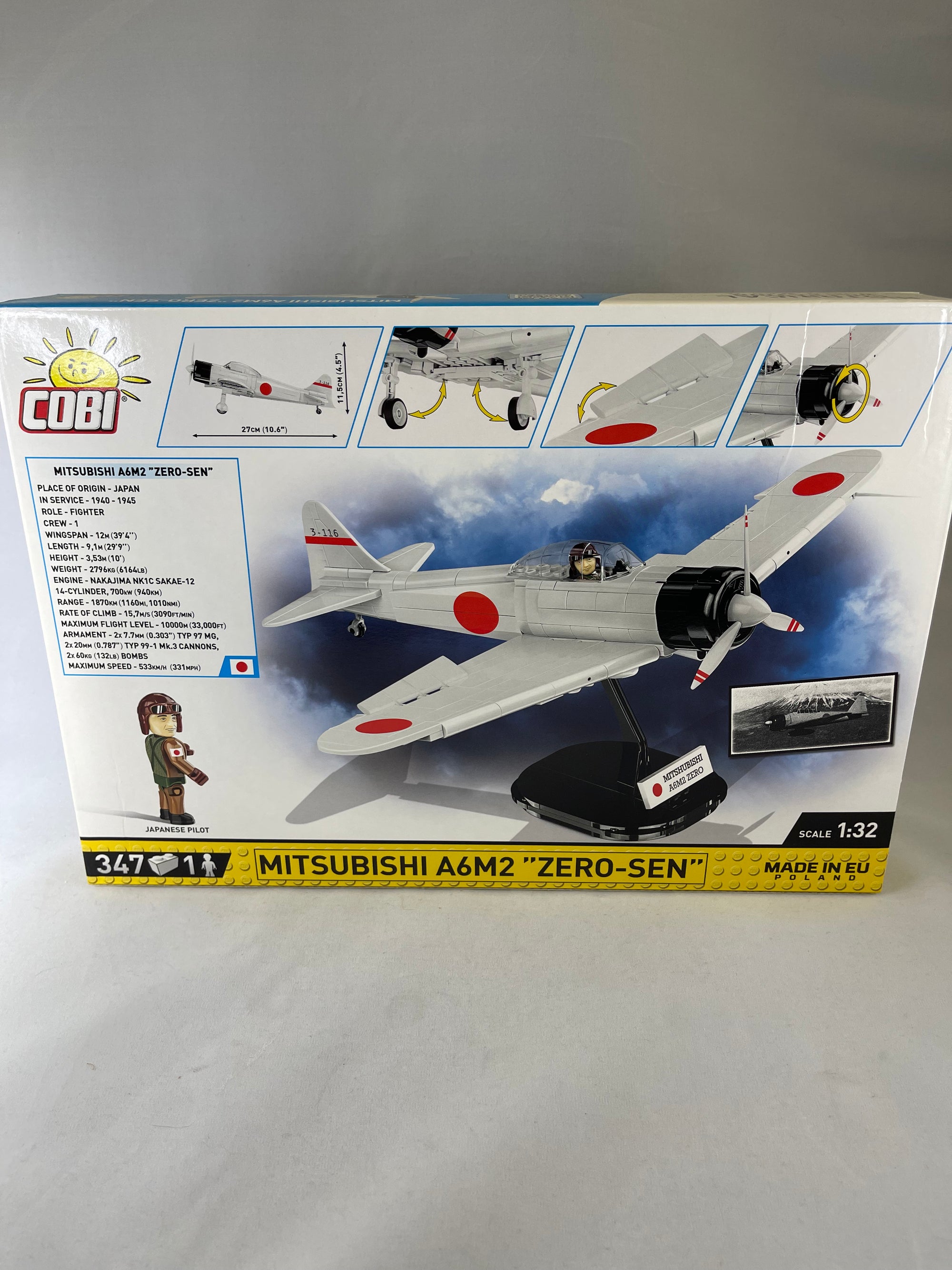 Cobi Mitsubishi A6M2 Zero-sen - Hi Army Museum Society Store Cobi Mitsubishi A6M2 Zero-sen - Hi Army Museum Society Store