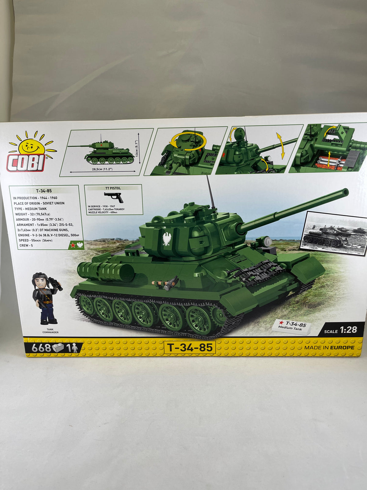 Cobi T 34-85 Tank Model