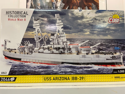 Cobi USS Arizona (BB39) Ship Model