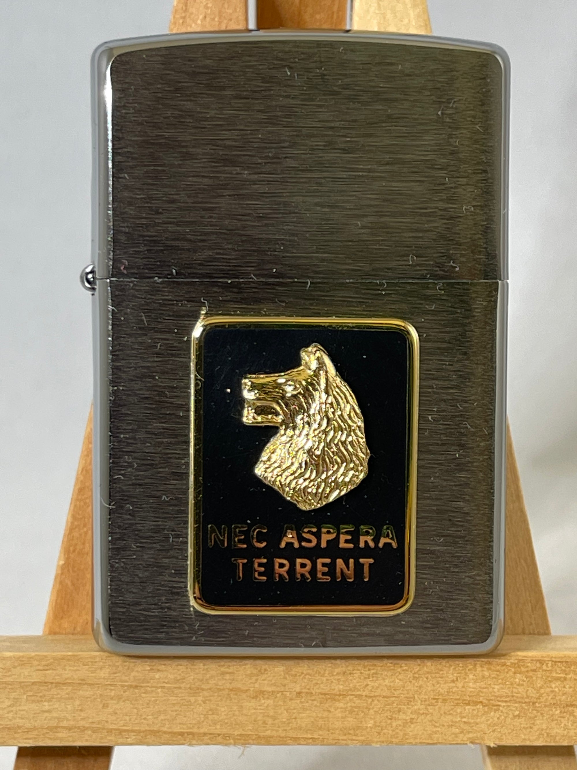 27th Wolfhound  Chrome lighter