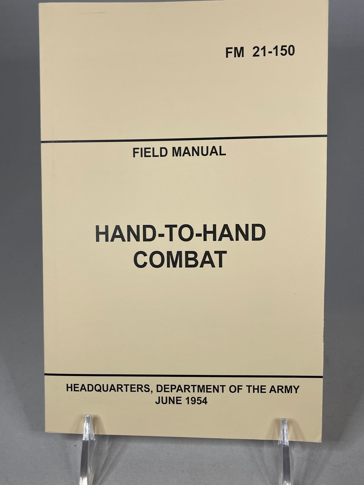 Hand- To-Hand Combat Field Manual