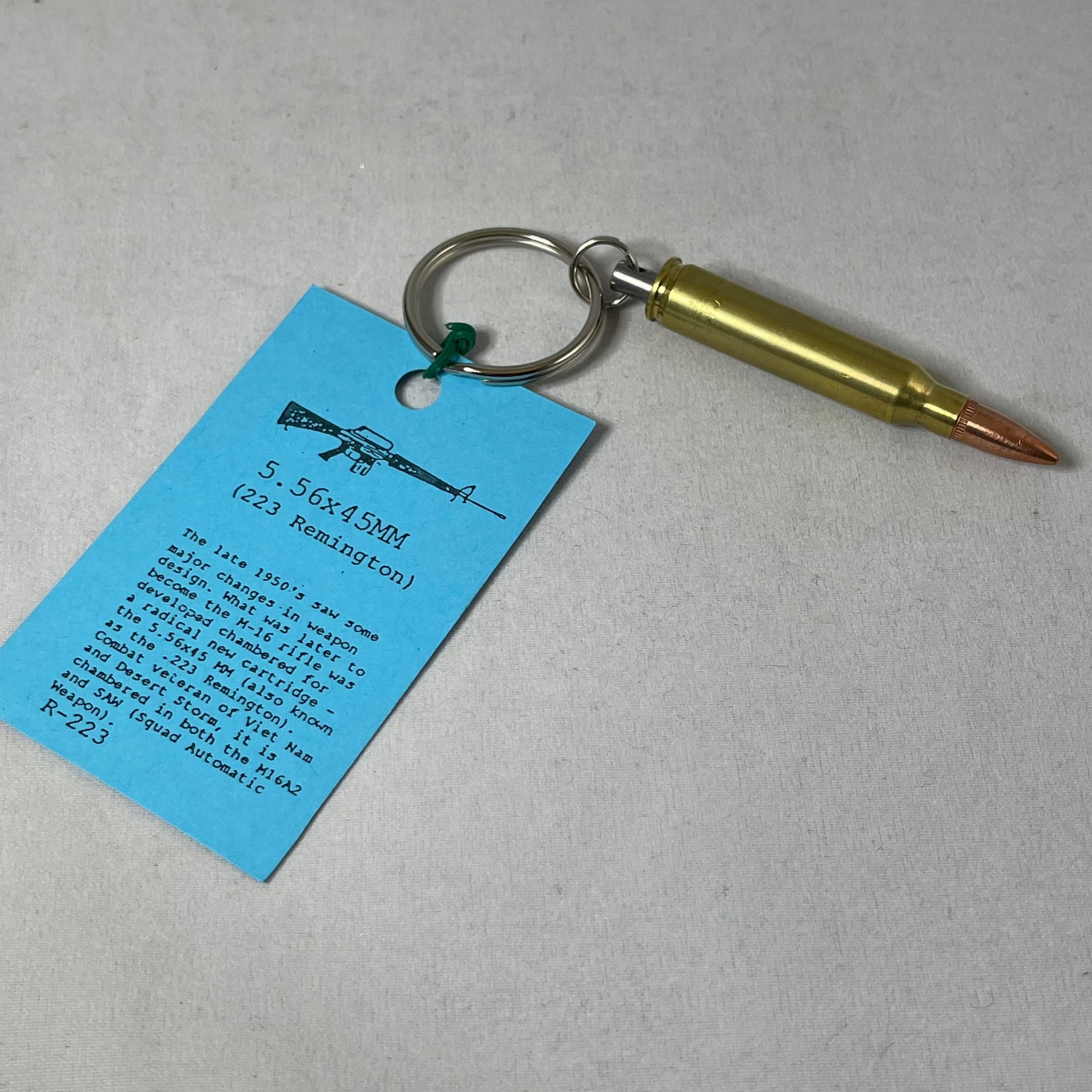 223 Remington 5.56x 45mm Keychain