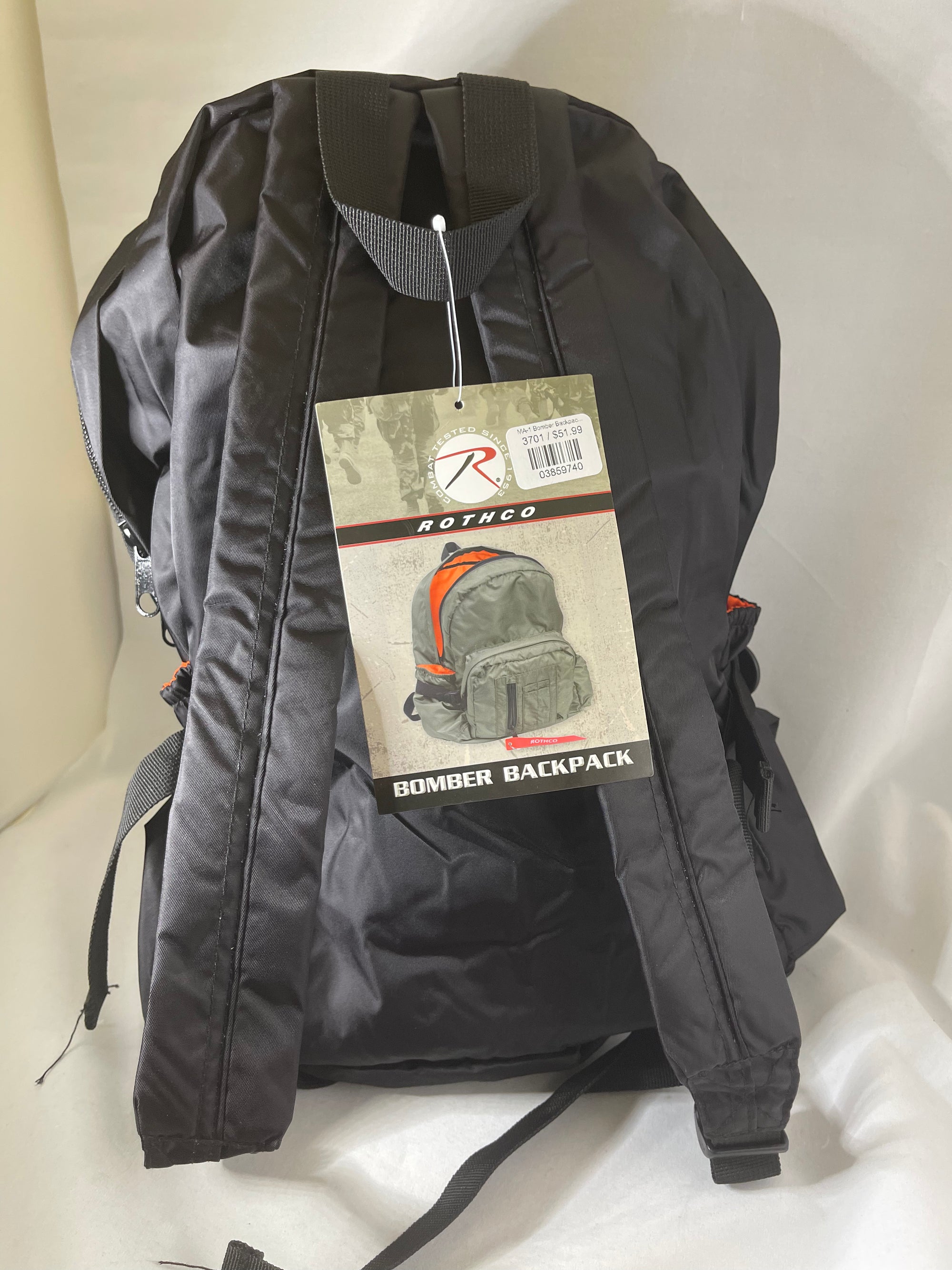 MA-1 Bomber Backpack Black