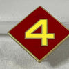USMC 4th Division Pin