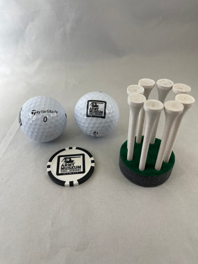 Golf Tees, Balls and Marker