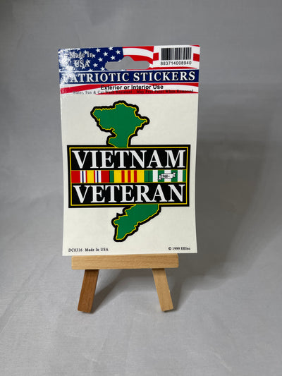 Vietnam Veteran Map Decal