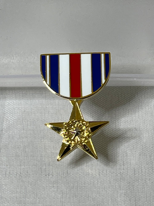 Silver Star Pin H