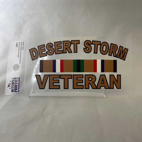 Desert Storm Veteran Decal