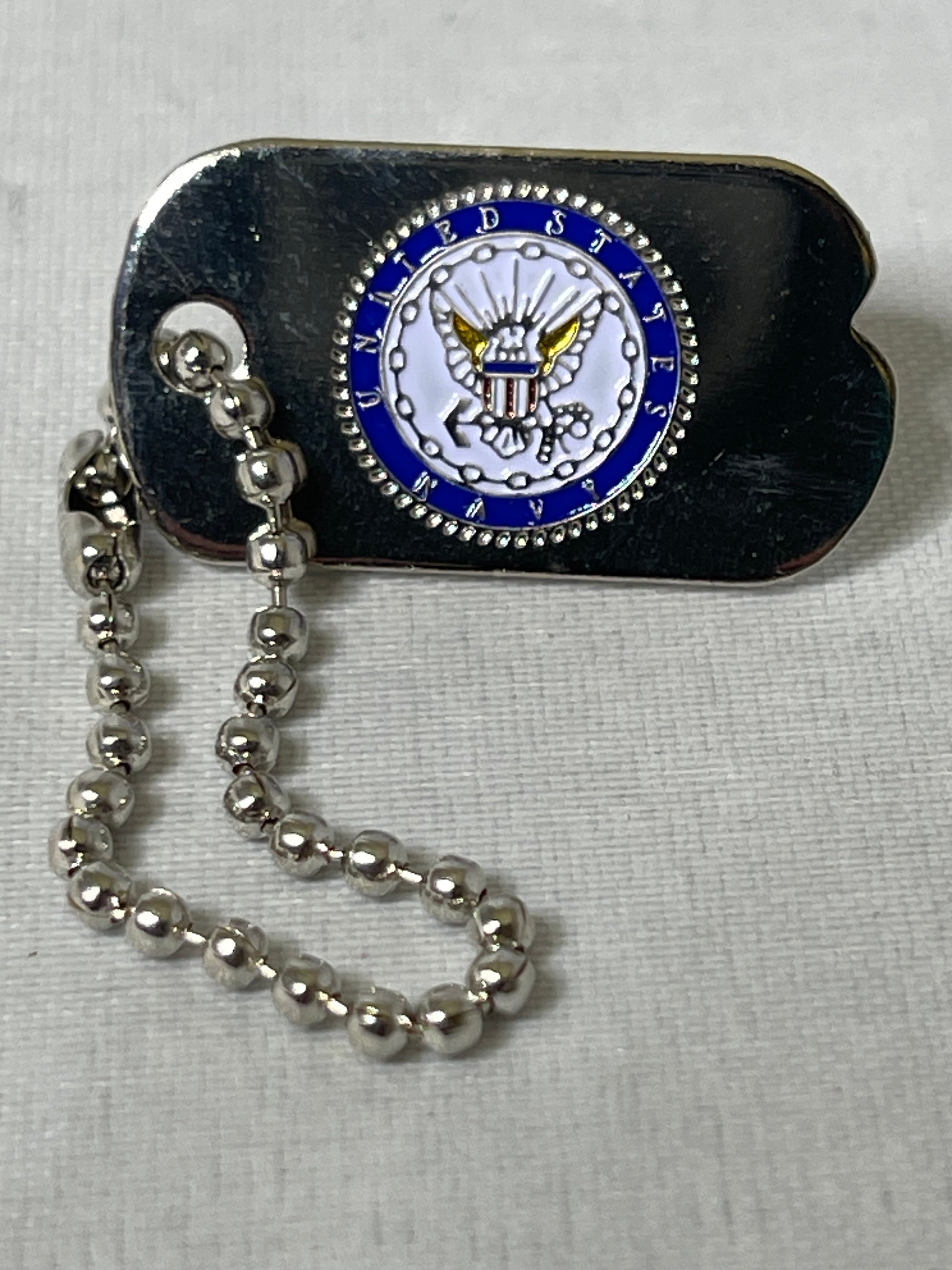 US Navy Dog Tags Pin H