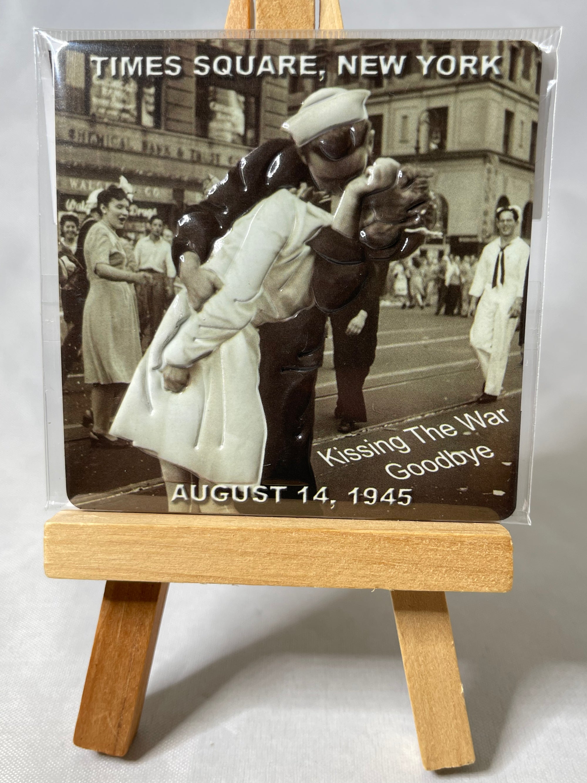 Kissing the War Goodbye 3D Magnet