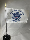 Coast Guard Desk Flag 4" x 6"