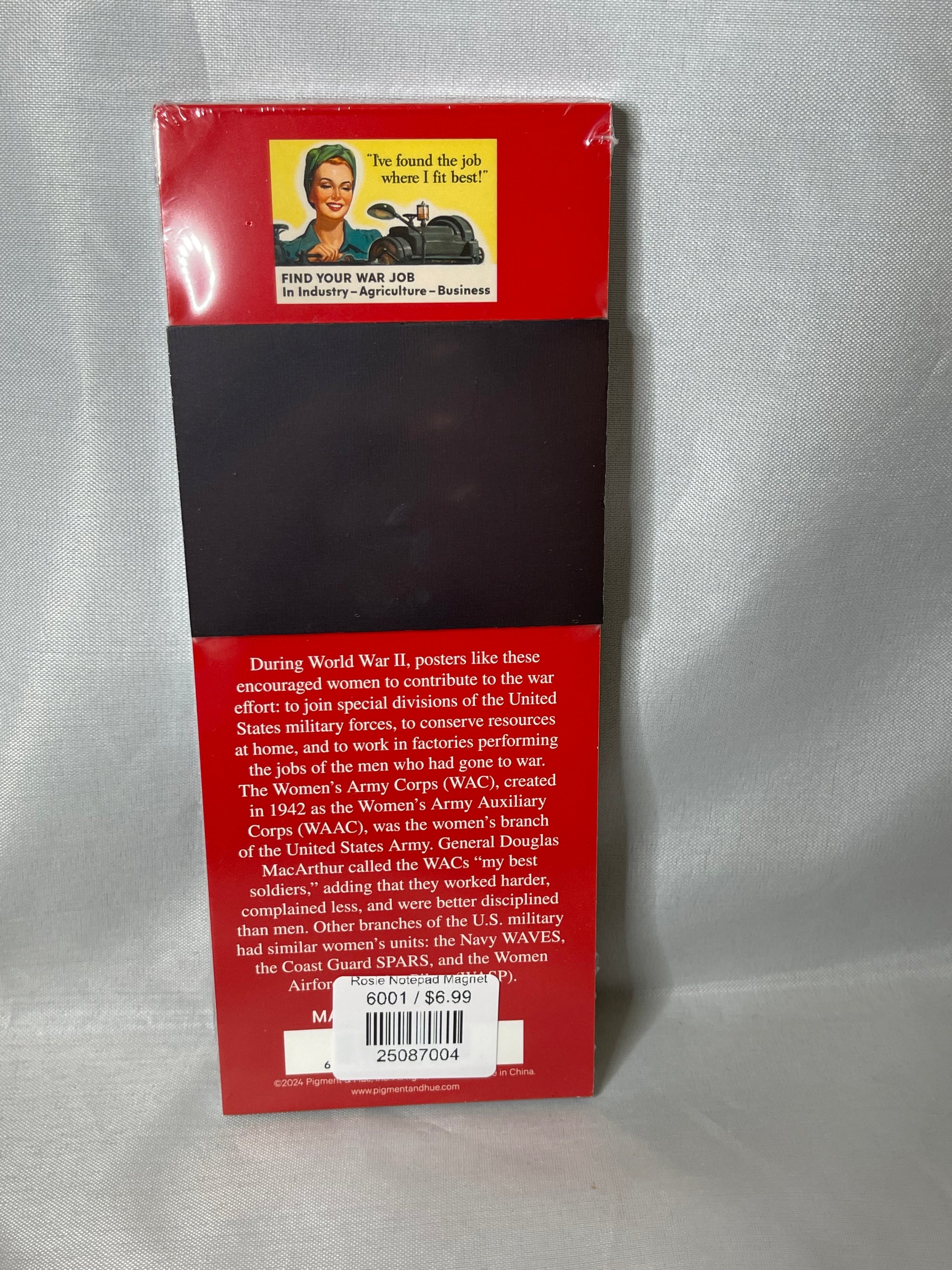 Rosie Notepad Magnet