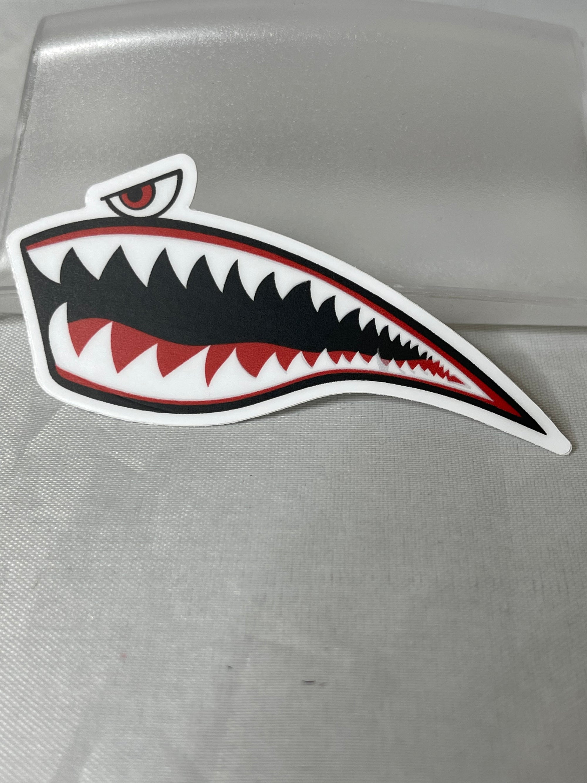 Flying Tiger Teeth Sticker