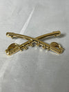 Cavalry Cross Swords Pin 2 1/4"