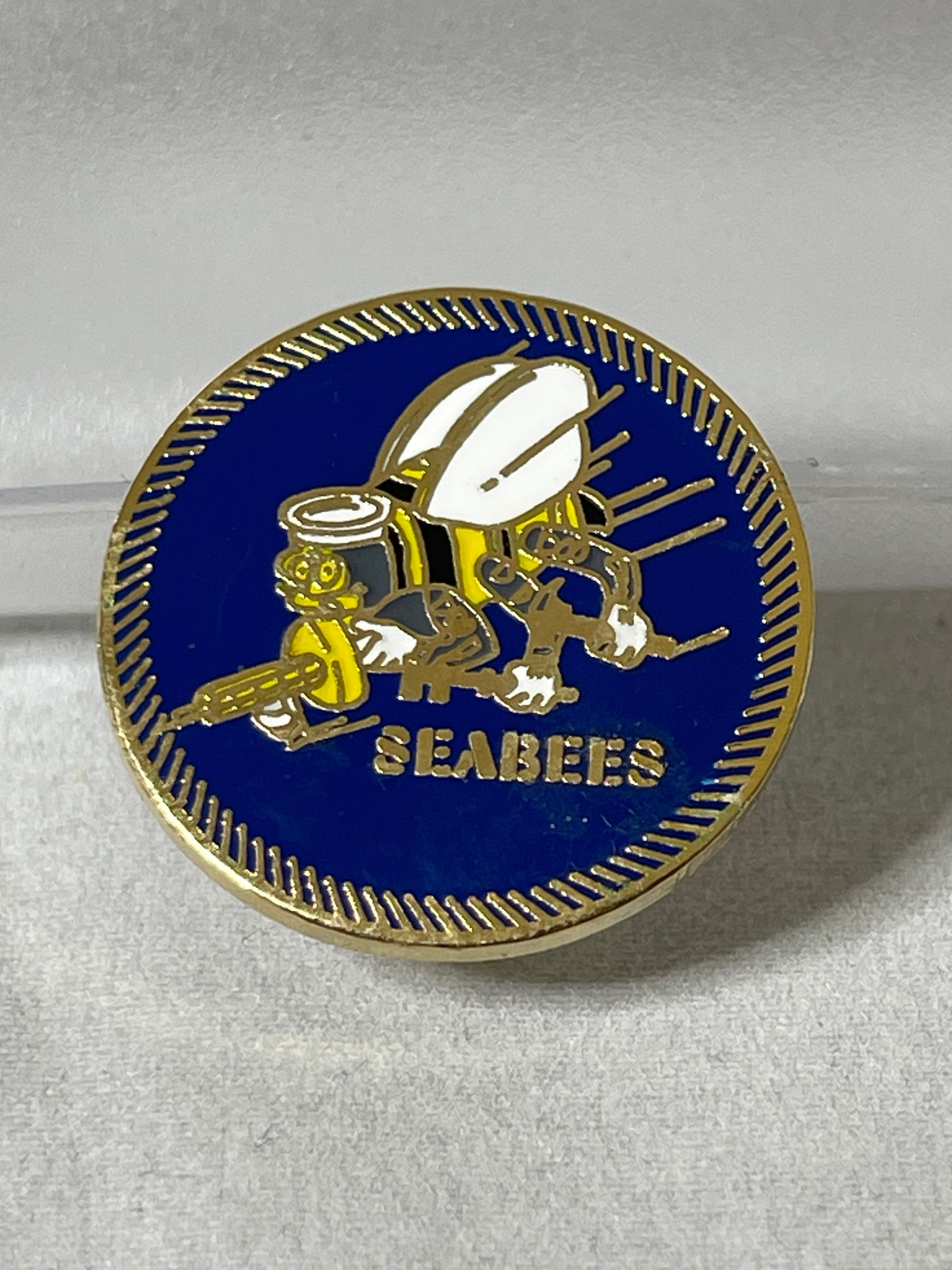 Seabees Pin 1"
