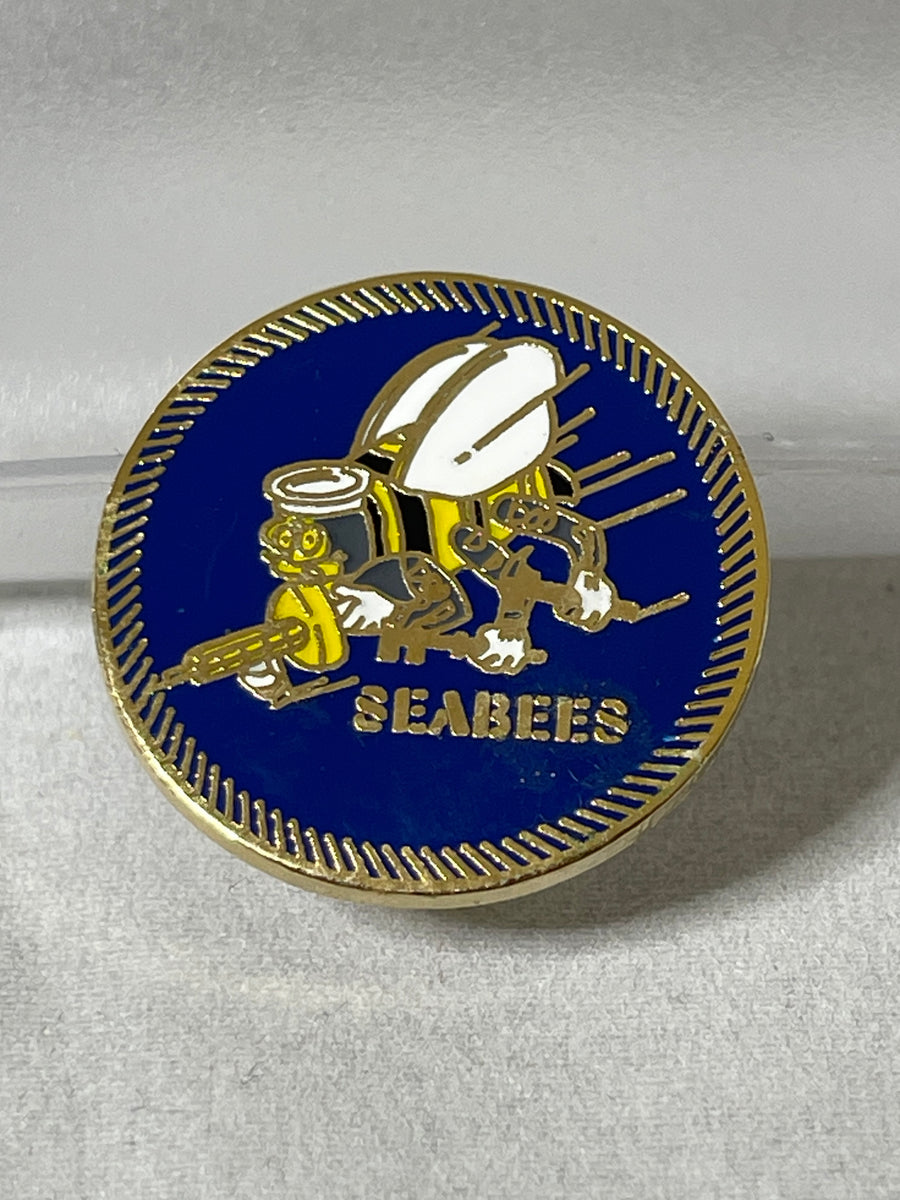 Seabees Pin 1"