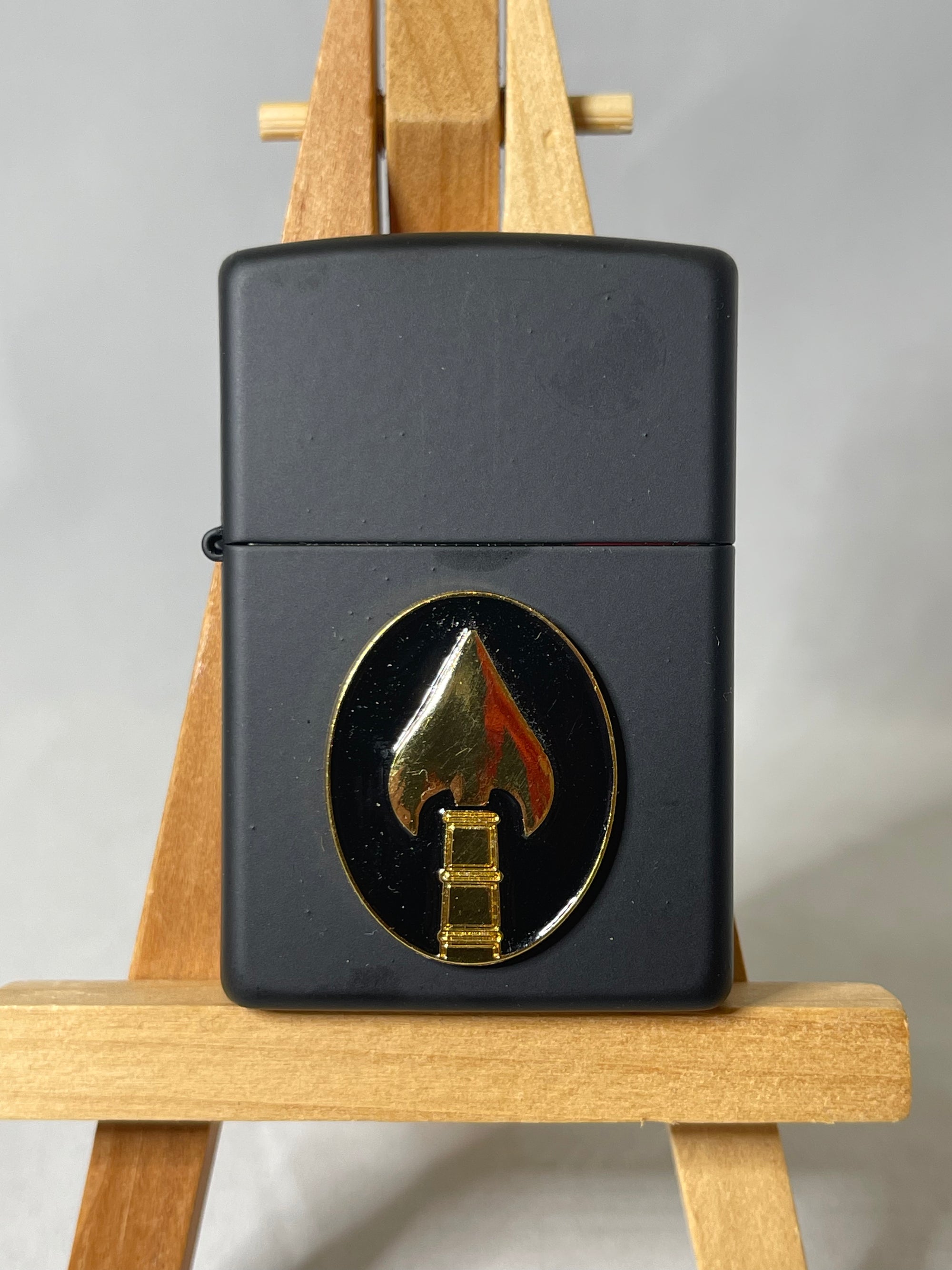 Black Matted Lighter Office of Strategic Services