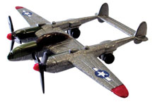 Die Cast P38 Toy Airplane