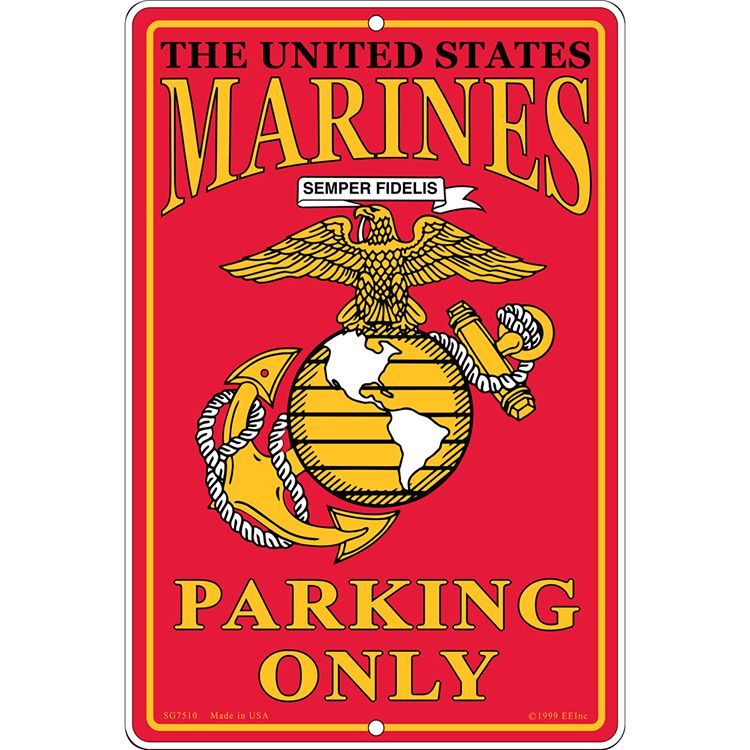 Marine Parking Sign