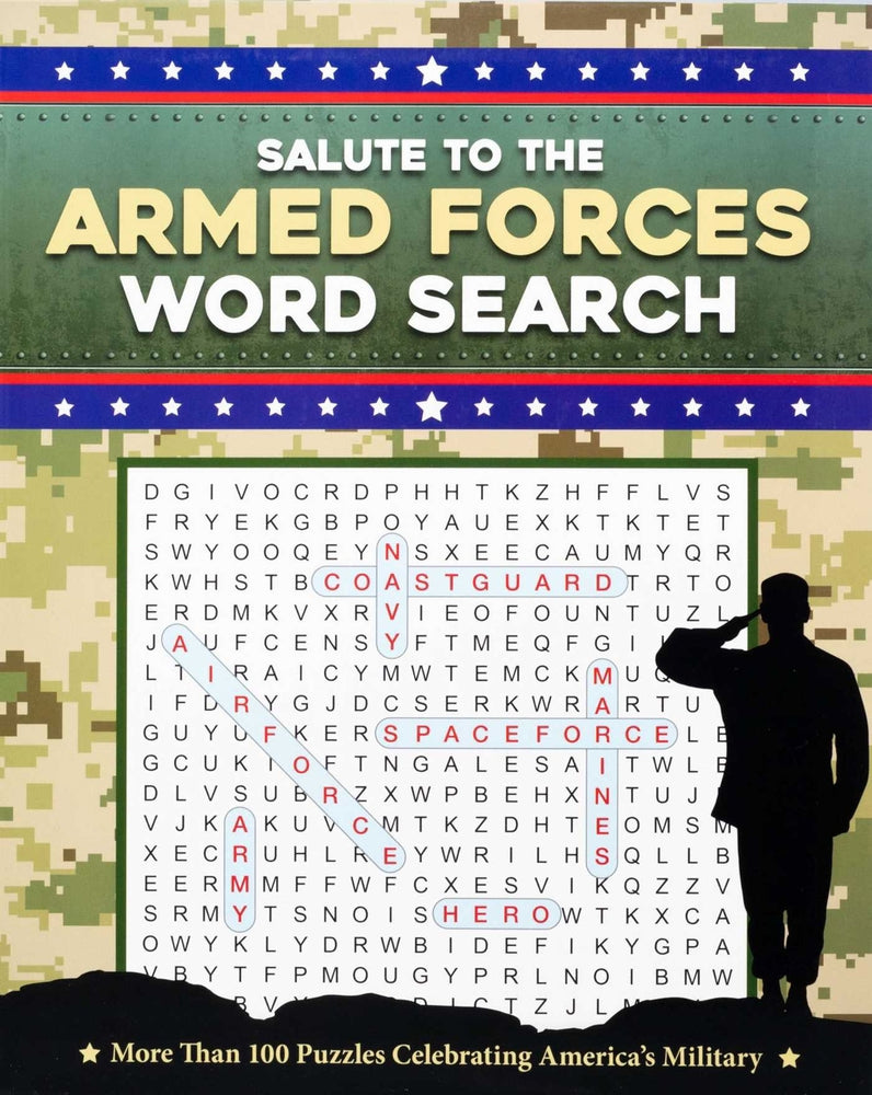 Word Search Puzzle - Salute to the Armed Forces