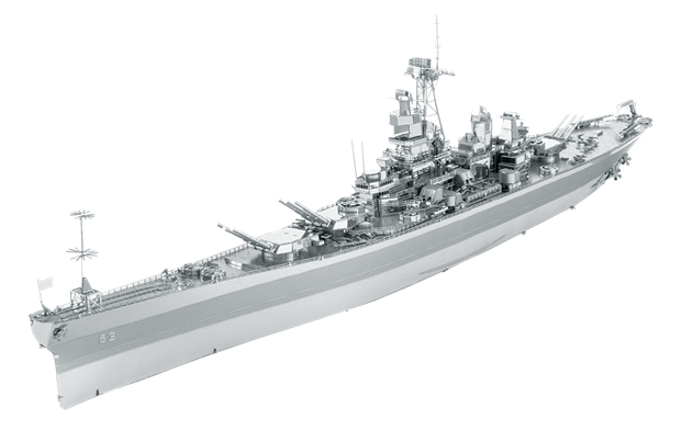 USS Missouri Metal Earth Steel Model Kit