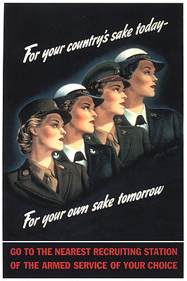 POSTER WOMEN IN SERVICE-200