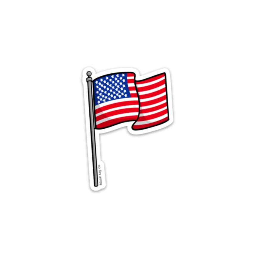 American Flag Sticker